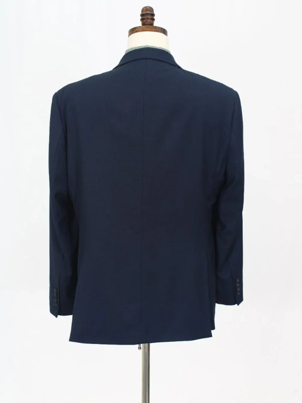 Pronto Uomo 46R 40x30 Navy Full Suit 2-Button Solid R965